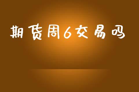 期货周6交易吗_https://m.kuaijiepai.net_货币基金_第1张