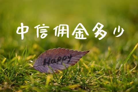 中信佣金多少_https://m.kuaijiepai.net_货币基金_第1张