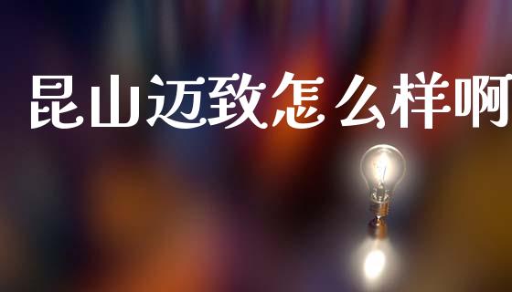 昆山迈致怎么样啊_https://m.kuaijiepai.net_债券投资_第1张