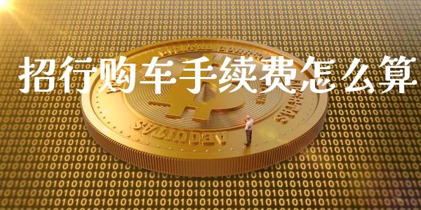 招行购车手续费怎么算_https://m.kuaijiepai.net_债券投资_第1张