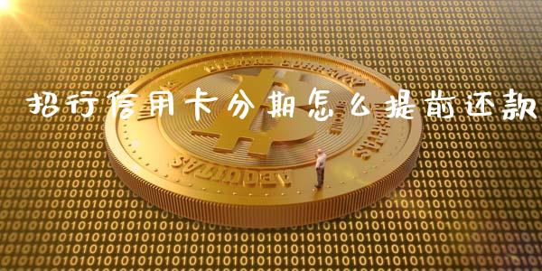 招行信用卡分期怎么提前还款_https://m.kuaijiepai.net_债券投资_第1张