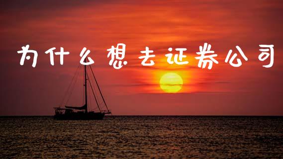 为什么想去证券公司_https://m.kuaijiepai.net_债券投资_第1张