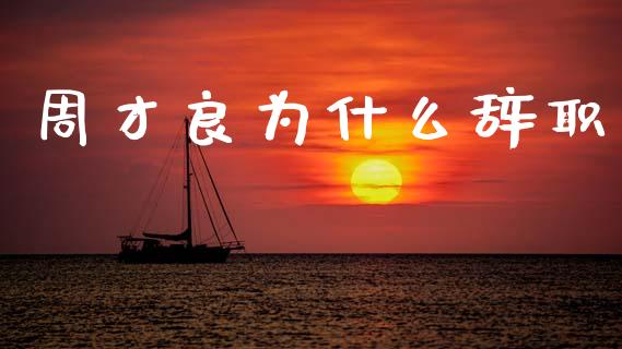 周才良为什么辞职_https://m.kuaijiepai.net_股票交易_第1张