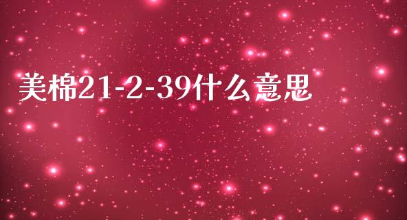 美棉21-2-39什么意思_https://m.kuaijiepai.net_资产证券化_第1张