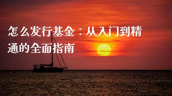 怎么发行基金：从入门到精通的全面指南_https://m.kuaijiepai.net_债券投资_第1张