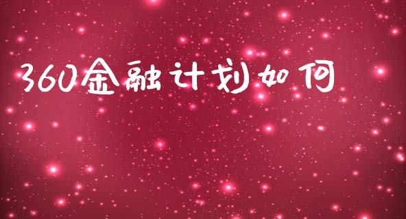 360金融计划如何_https://m.kuaijiepai.net_资产证券化_第1张