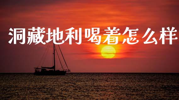 洞藏地利喝着怎么样_https://m.kuaijiepai.net_债券投资_第1张