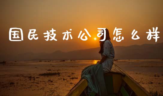 国民技术公司怎么样_https://m.kuaijiepai.net_股票交易_第1张