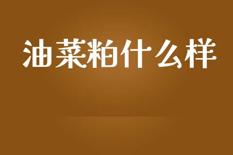 油菜粕什么样_https://m.kuaijiepai.net_资产证券化_第1张