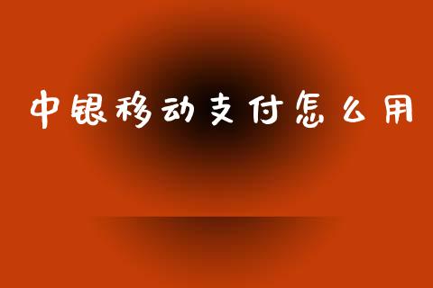 中银移动支付怎么用_https://m.kuaijiepai.net_股票交易_第1张
