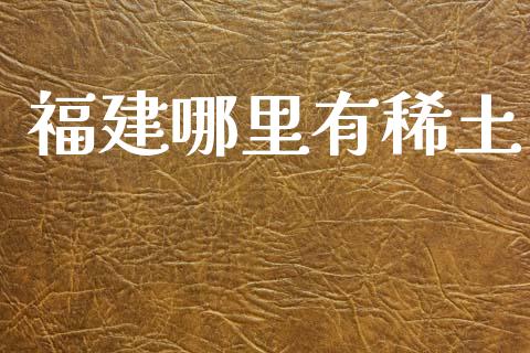 福建哪里有稀土_https://m.kuaijiepai.net_资产证券化_第1张