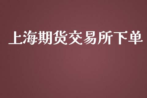 上海期货交易所下单_https://m.kuaijiepai.net_债券投资_第1张