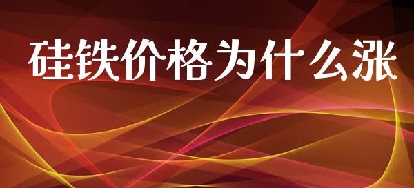 硅铁价格为什么涨_https://m.kuaijiepai.net_资产证券化_第1张
