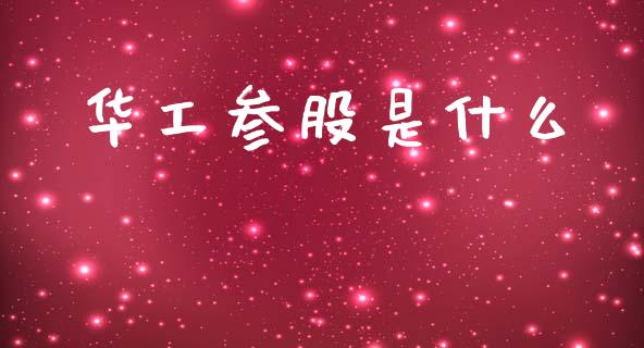华工参股是什么_https://m.kuaijiepai.net_货币基金_第1张