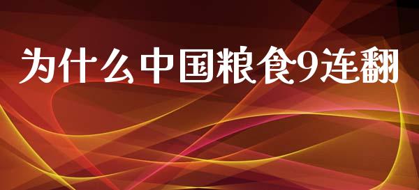 为什么中国粮食9连翻_https://m.kuaijiepai.net_货币基金_第1张