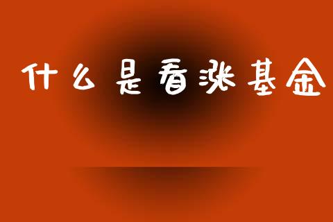 什么是看涨基金_https://m.kuaijiepai.net_债券投资_第1张