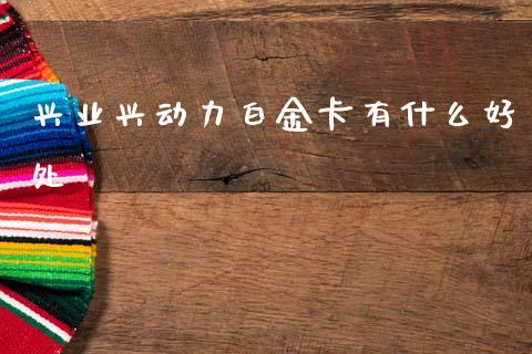 兴业兴动力白金卡有什么好处_https://m.kuaijiepai.net_股票交易_第1张