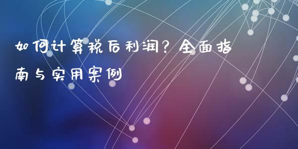 如何计算税后利润？全面指南与实用案例_https://m.kuaijiepai.net_债券投资_第1张