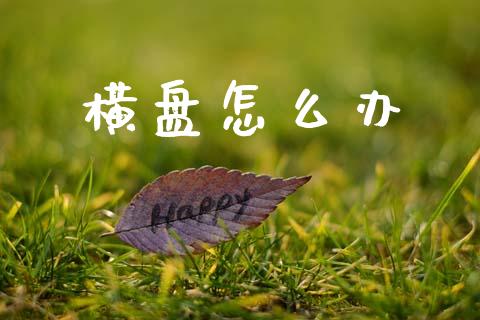 横盘怎么办_https://m.kuaijiepai.net_股票交易_第1张