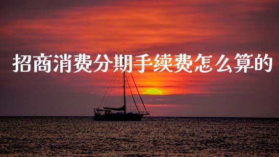 招商消费分期手续费怎么算的_https://m.kuaijiepai.net_货币基金_第1张