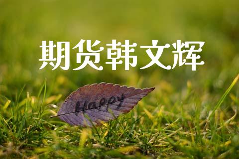 期货韩文辉_https://m.kuaijiepai.net_股票交易_第1张