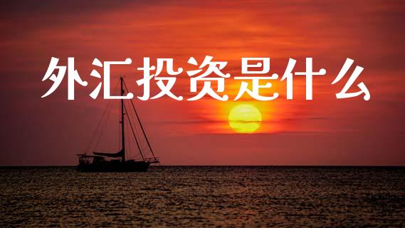 外汇投资是什么_https://m.kuaijiepai.net_股票交易_第1张