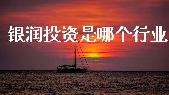 银润投资是哪个行业_https://m.kuaijiepai.net_债券投资_第1张