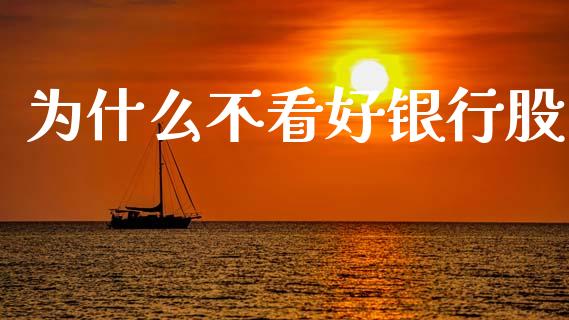 为什么不看好银行股_https://m.kuaijiepai.net_债券投资_第1张