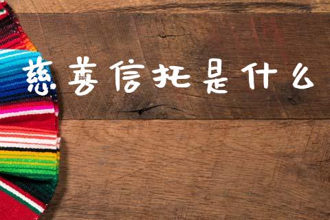 慈善信托是什么_https://m.kuaijiepai.net_资产证券化_第1张