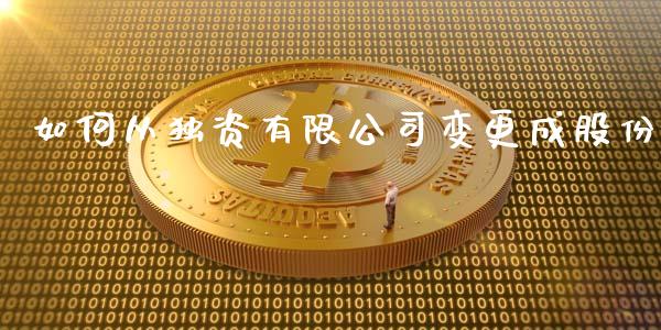 如何从独资有限公司变更成股份_https://m.kuaijiepai.net_资产证券化_第1张