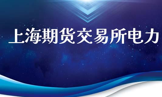 上海期货交易所电力_https://m.kuaijiepai.net_债券投资_第1张