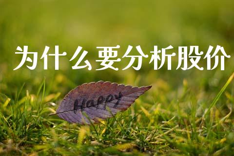 为什么要分析股价_https://m.kuaijiepai.net_货币基金_第1张