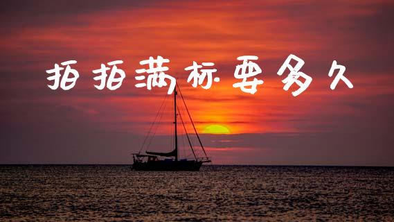 拍拍满标要多久_https://m.kuaijiepai.net_资产证券化_第1张
