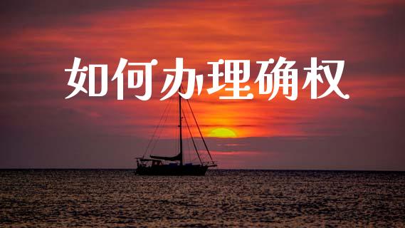 如何办理确权_https://m.kuaijiepai.net_货币基金_第1张