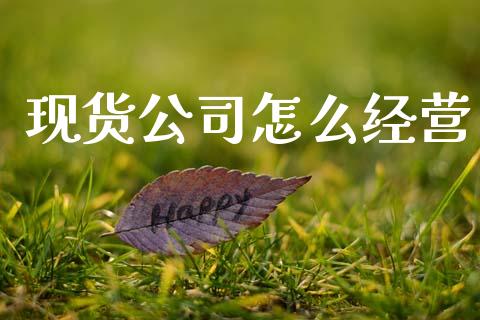 现货公司怎么经营_https://m.kuaijiepai.net_债券投资_第1张