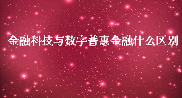 金融科技与数字普惠金融什么区别_https://m.kuaijiepai.net_债券投资_第1张