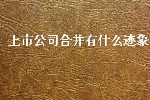上市公司合并有什么迹象_https://m.kuaijiepai.net_货币基金_第1张