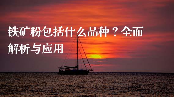 铁矿粉包括什么品种？全面解析与应用_https://m.kuaijiepai.net_货币基金_第1张