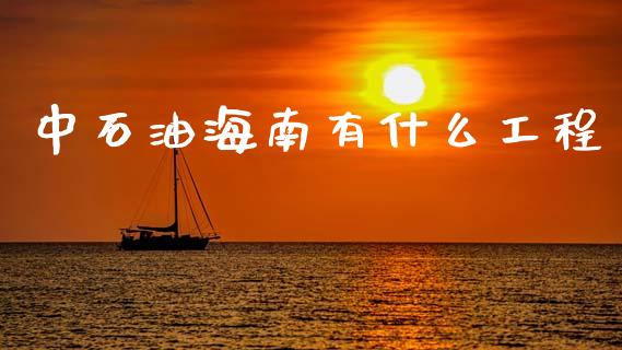 中石油海南有什么工程_https://m.kuaijiepai.net_债券投资_第1张