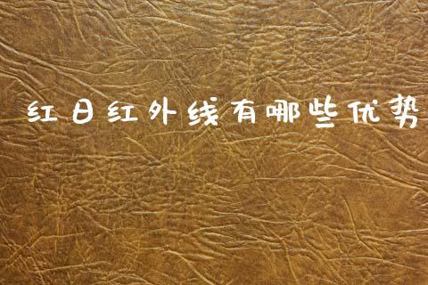 红日红外线有哪些优势_https://m.kuaijiepai.net_债券投资_第1张