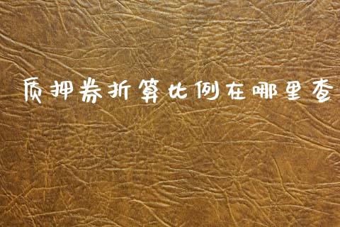 质押券折算比例在哪里查_https://m.kuaijiepai.net_债券投资_第1张