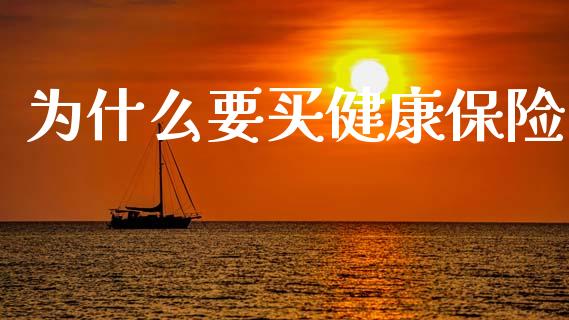 为什么要买健康保险_https://m.kuaijiepai.net_债券投资_第1张