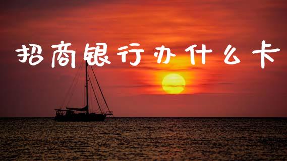 招商银行办什么卡_https://m.kuaijiepai.net_货币基金_第1张