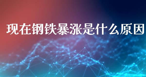 现在钢铁暴涨是什么原因_https://m.kuaijiepai.net_货币基金_第1张
