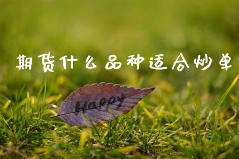 期货什么品种适合炒单_https://m.kuaijiepai.net_货币基金_第1张