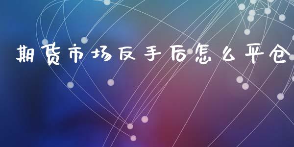 期货市场反手后怎么平仓_https://m.kuaijiepai.net_资产证券化_第1张