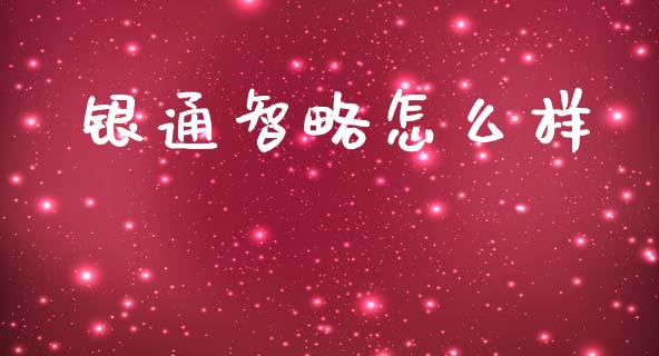 银通智略怎么样_https://m.kuaijiepai.net_股票交易_第1张