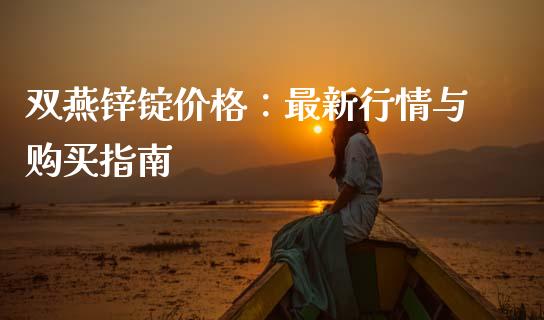 双燕锌锭价格：最新行情与购买指南_https://m.kuaijiepai.net_资产证券化_第1张
