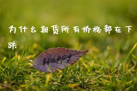 为什么期货所有价格都在下跌_https://m.kuaijiepai.net_货币基金_第1张