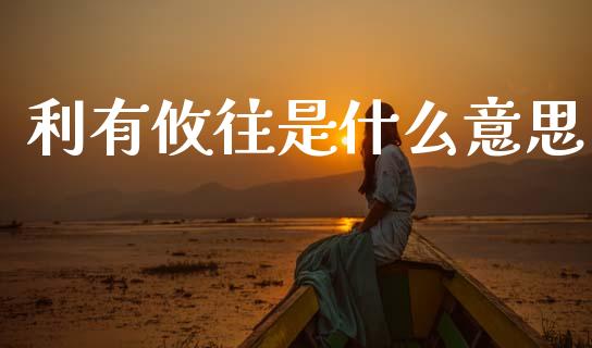 利有攸往是什么意思_https://m.kuaijiepai.net_债券投资_第1张